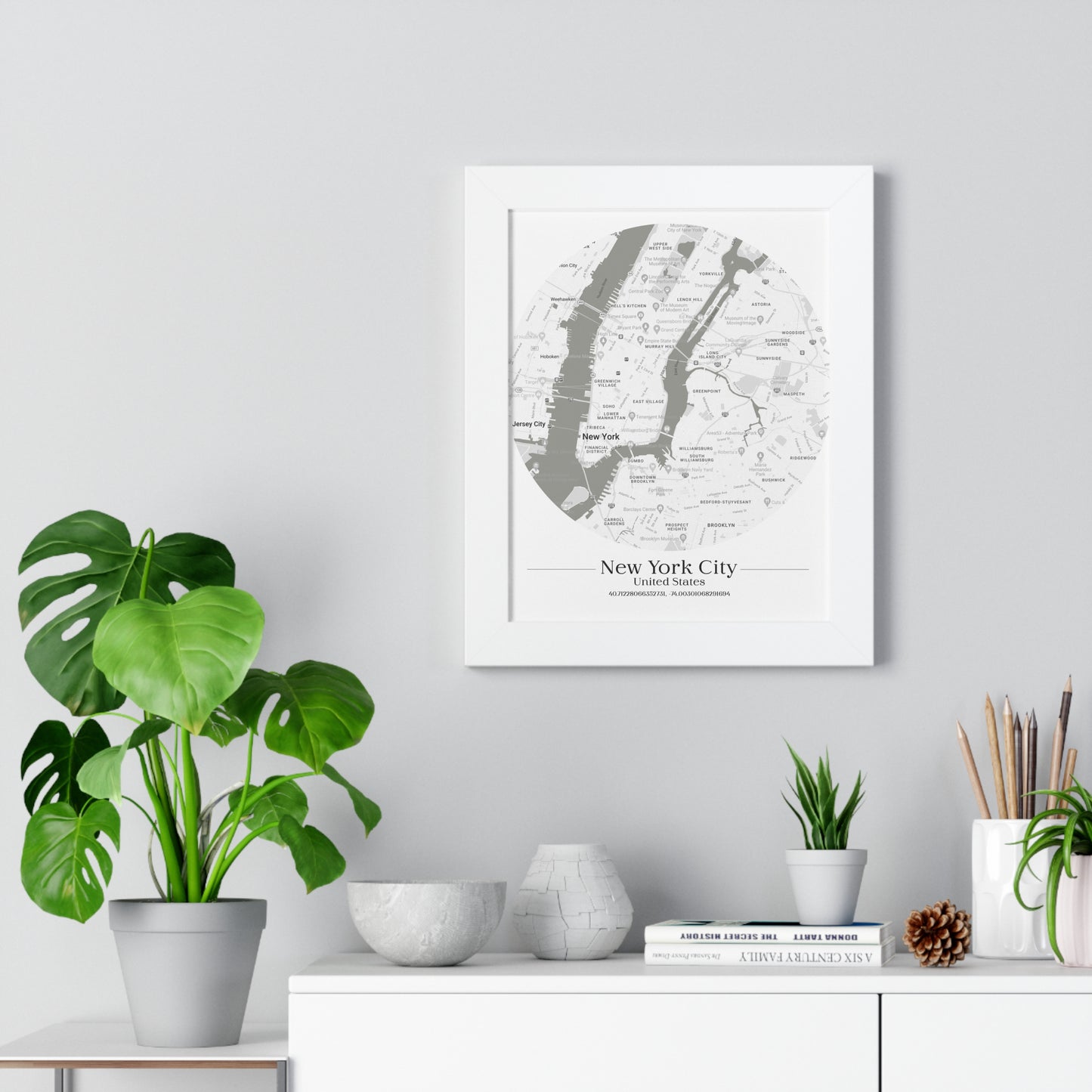 New York City - Framed Vertical Poster