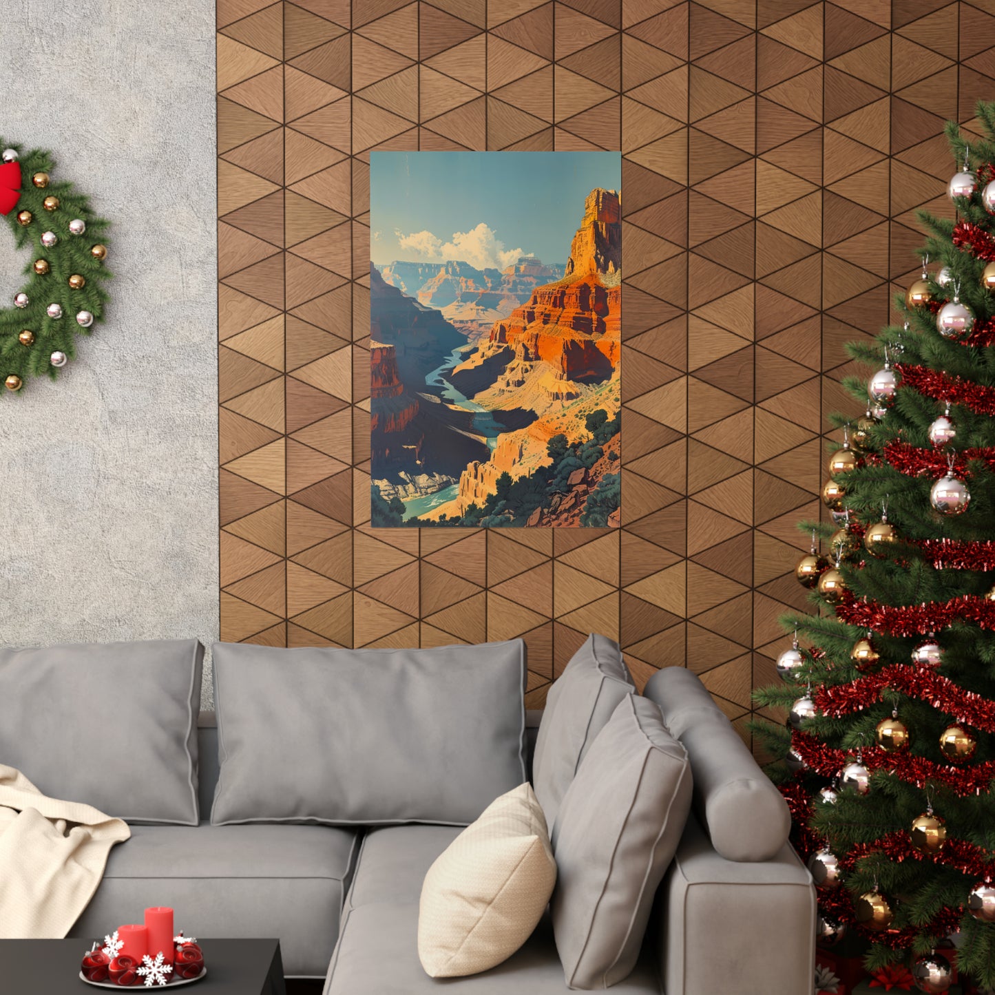 Vintage Poster of the Grand Canyon