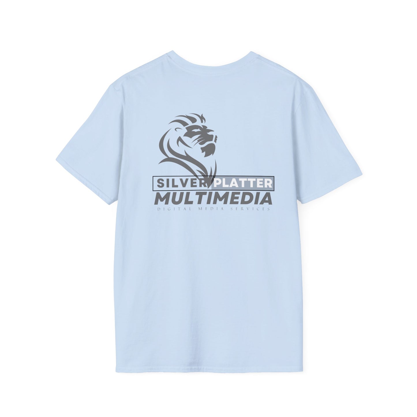 Silver Platter Multimedia Lion Logo T-Shirt