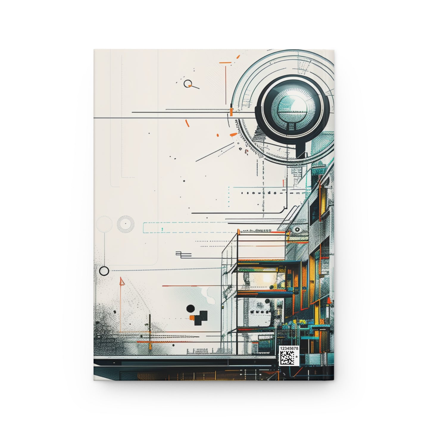 Futuristic Hardcover Journal Matte
