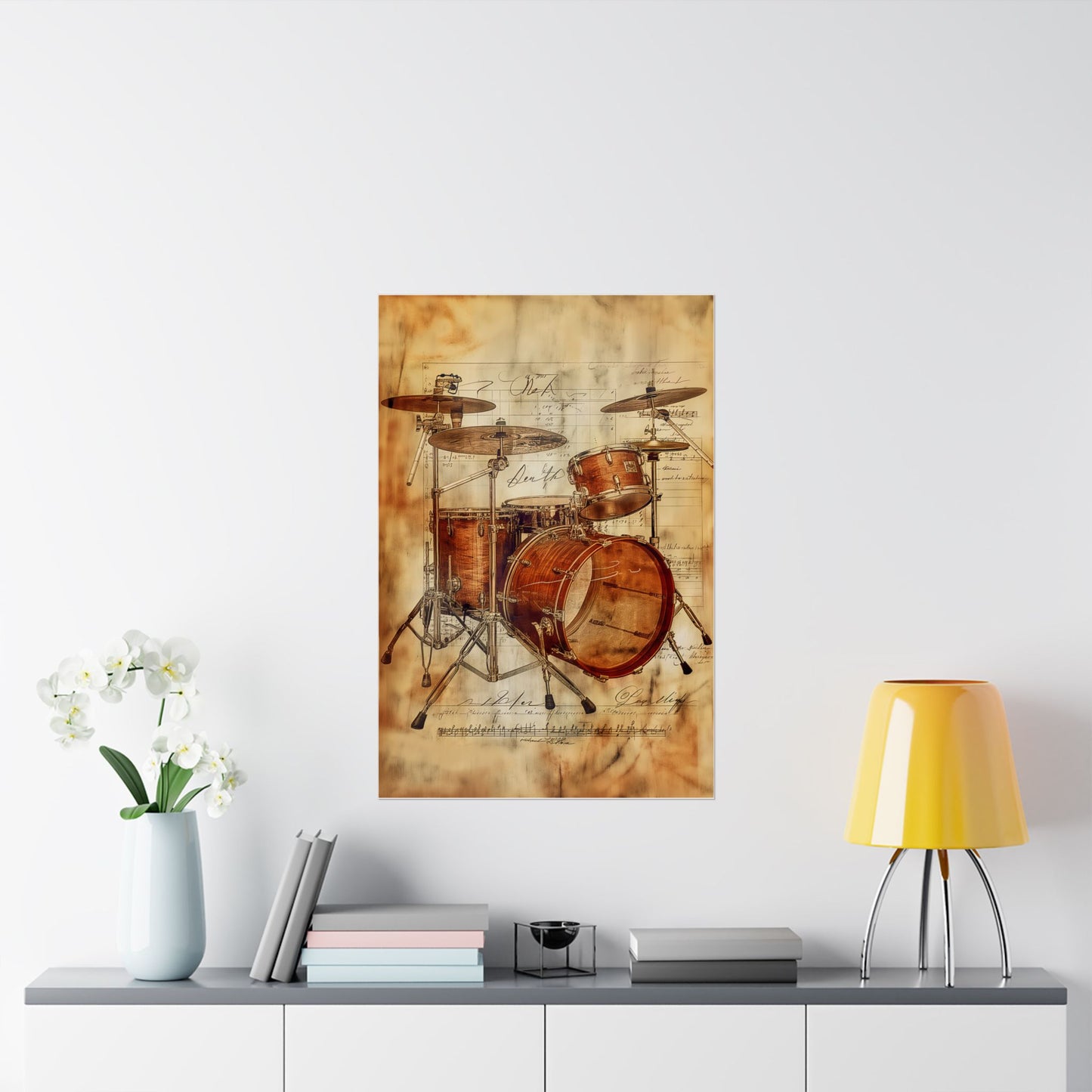 Drums Matte Vertical Posters