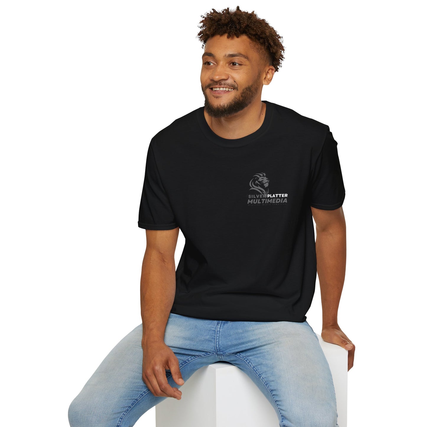 Silver Platter Multimedia Lion Logo T-Shirt