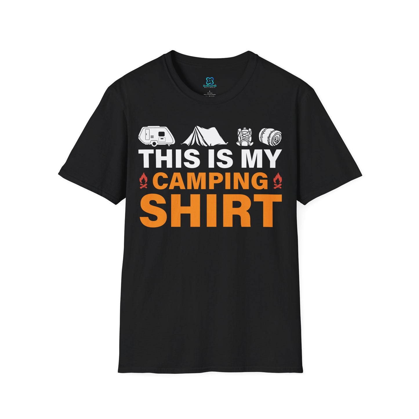 This Is My Camping Shirt  - Unisex Softstyle T-Shirt