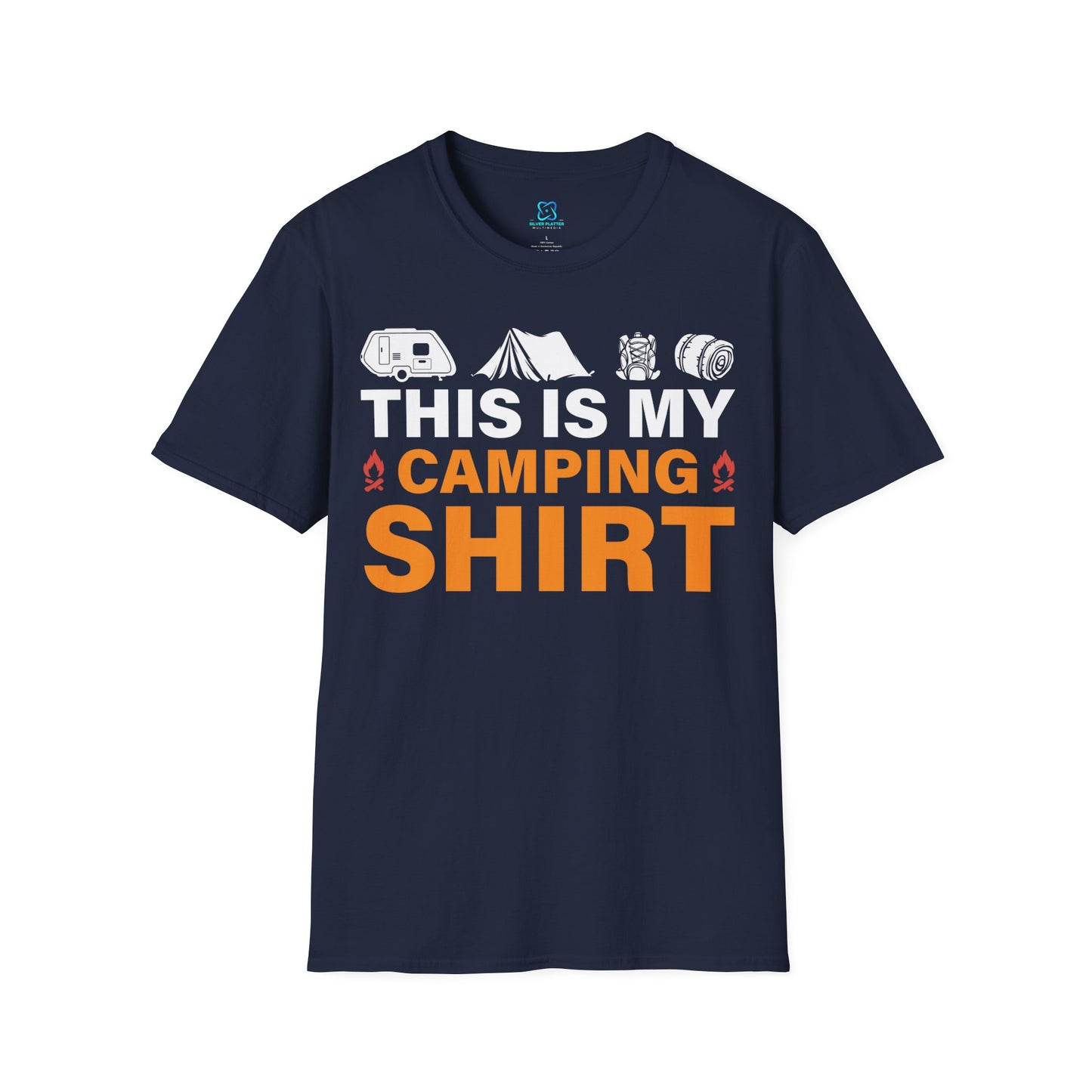 This Is My Camping Shirt  - Unisex Softstyle T-Shirt