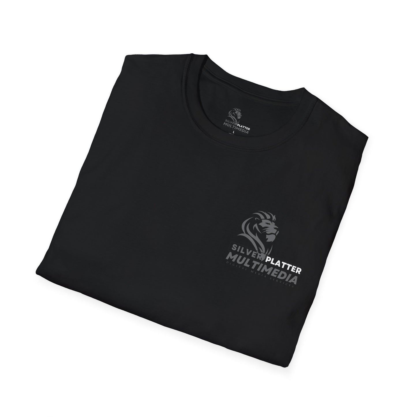 Silver Platter Multimedia Lion Logo T-Shirt